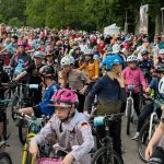 Mini MSR Kinder auf dem Fahrrad - Mecklenburger Seen Runde 2025 im Kulturpark NB mehrere Personen