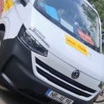 VW Transporter des MSR Orga-Teams
