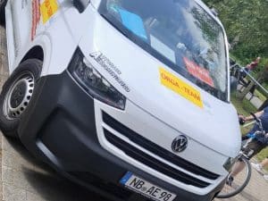 VW Transporter des MSR Orga-Teams