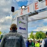 Personen am MSR Start-Ziel-Bogen