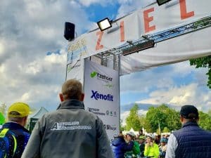 Personen am MSR Start-Ziel-Bogen